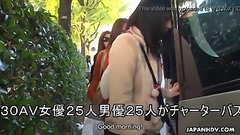 Group Sex With Asian Hotties In A Massive Hall With High-Definition Sound