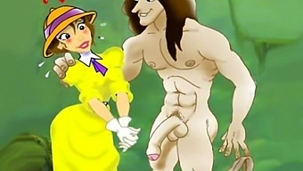 Teen Jane And Tarzan Engage In Hardcore Hentai Sex