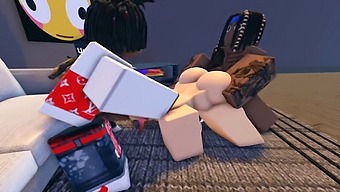 Roblox Game Features Makima In Blacked And Gangbanged Scene