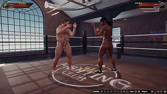 Ethan And Dela Battle It Out In A 3d Naked Fight