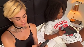 Una Rubia Es Castigada Por Su Cruel Novia Por Portarse Mal. ¡no Te Pierdas Esta Escena Caliente!