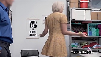 A Cop Vigorously Fucks A Busty Middle-Aged Woman In His Workplace