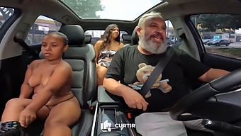Anâzinha Do Mau: São Paulo'S Naked Beauty On The Loose In A Car