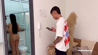 Teen Spanked And Fucked After Being Caught By Stepbrother
