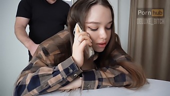 Russian Teen'S Phone Sex Turns Into Real Sex With Stepbrother