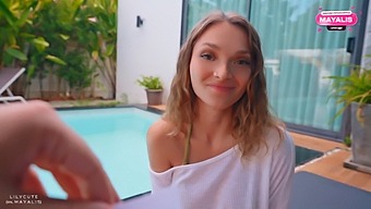 The Cute Stepsister Lost Her Virginity In A Truth Or Dare Game With Her Stepbrother.