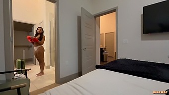 Step-Sis Sleeps Naked, Ready For Anything At All.
